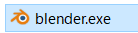 exeファイル名の小文字のblenderの画像
